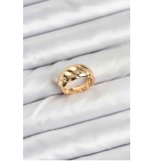 Gold Renk Bombeli Sarmal Yüzük