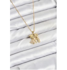 316L Çelik Zincir Gold Renk Erkek Kız Model Kadın Kolye