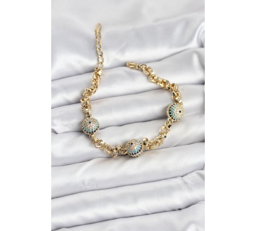 Xuping VIP Nazarlı Gold Renk Bileklik