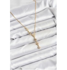 316L Çelik Zincir Gold Renk Kutup Yıldızı Model Kadın Kolye