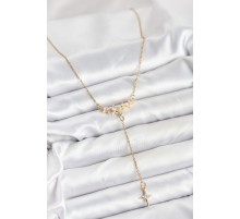316L Çelik Zincir Gold Renk Yıldız Model Y Kadın Kolye