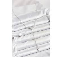 316L Çelik Zincir Gümüş Renk Yıldız Model Y Kadın Kolye