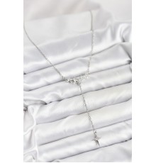 316L Çelik Zincir Gümüş Renk Yıldız Model Y Kadın Kolye