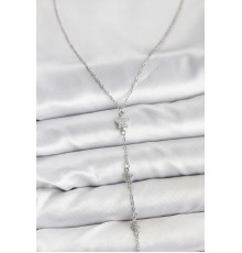 316L Çelik Zincir Gümüş Renkli Yıldız Model Kadın Y Kolye