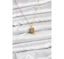 316L Çelik Zincir Gold Renk Minimal Kutup Yıldızı Model Kadın Kolye