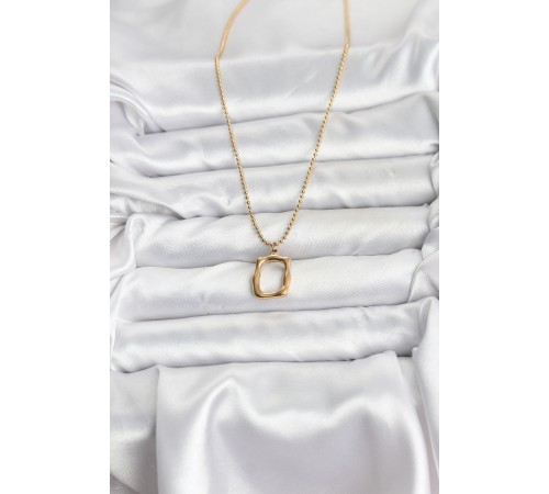 316L Çelik Zincir Gold Renk Model Kadın Kolye