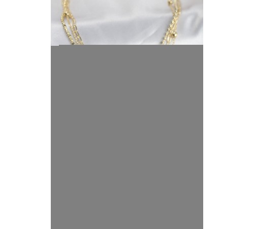 Pirinç Gold Renk Güneş Model Detaylı 3'lü Kombin Y Kadın Kolye