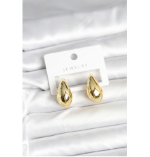 Gold Renk Damla Küpe 24 mm