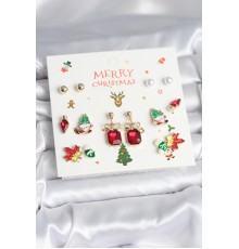 8 Çift Yılbaşı Temalı Kadın Küpe