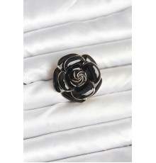Siyah Gül Model Broş