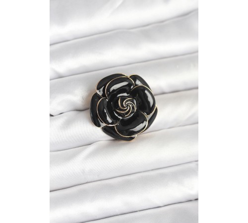 Siyah Gül Model Broş