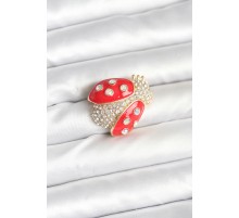 Uğur Böceği Model Broş