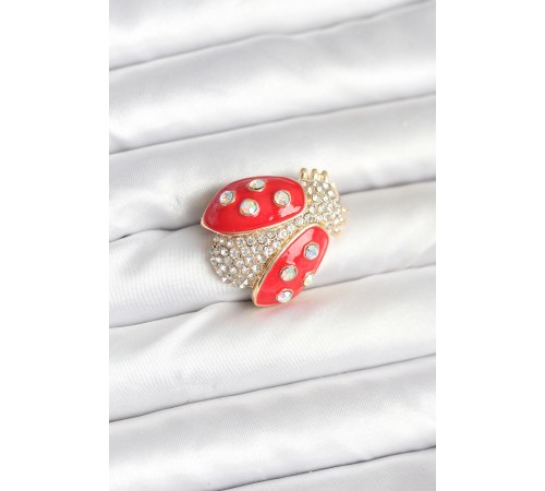 Uğur Böceği Model Broş