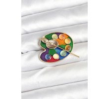 Ressam Paleti Model Broş