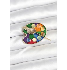 Ressam Paleti Model Broş