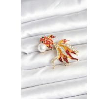 Japon Balığı Model Broş