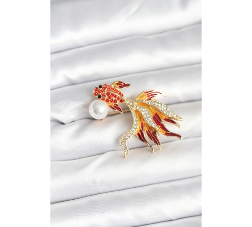 Japon Balığı Model Broş