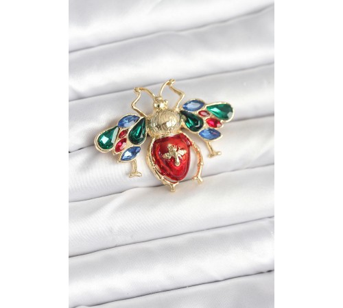 Süslü Arı Model Broş