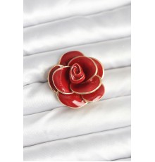 Kırmızı Gül Model Broş