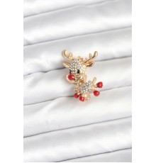 Noel Geyiği Model Yılbaşı Temalı Broş