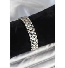 316L Çelik Gümüş Renk 12 mm Kalınlık Erkek Bileklik