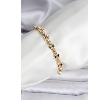 14K Gold Renk Kaplama Kahve Çekirdeği Model CM Kadın Bileklik