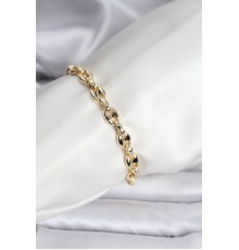 14K Gold Renk Kaplama Kahve Çekirdeği Model CM Kadın Bileklik