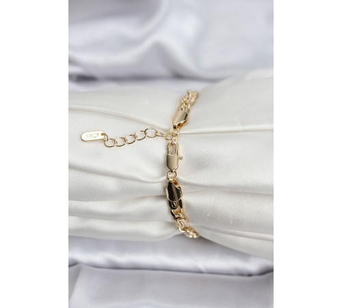 14K Gold Renk Kaplama Zincir Model CM Kadın Bileklik