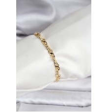 14K Gold Renk Kaplama Zincir Model CM Kadın Bileklik