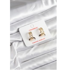 14K Gold Renk Kaplama Samanyolu Model CM Kadın Küpe