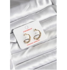 14K Gold Renk Kaplama CM Kadın Küpe