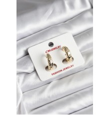 14K Gold Renk Kaplama CM Kadın Küpe