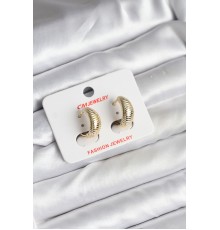 14K Gold Renk Kaplama CM Kadın Küpe