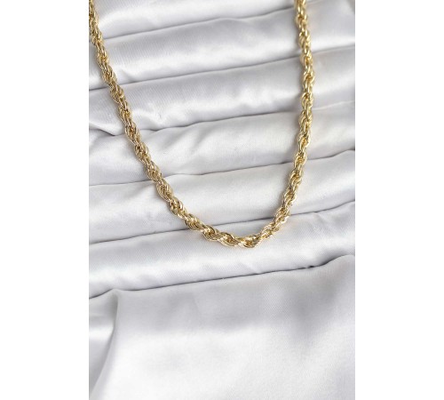 14K Gold Renk Kaplama Burgu Model CM Kadın Kolye