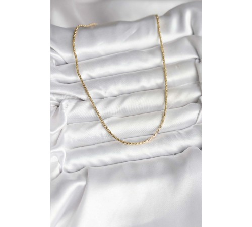 14K Gold Renk Kaplama İnce Zincir Model CM Kadın Kolye