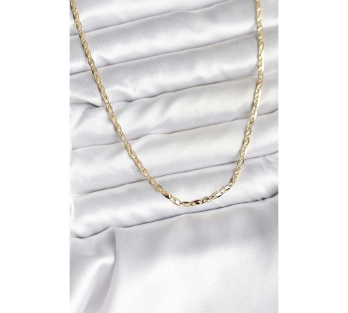 14K Gold Renk Kaplama Ezme Zincir Model CM Kadın Kolye