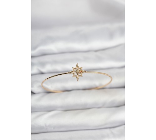 Kutup Yıldızı Model Gold Renk Bileklik