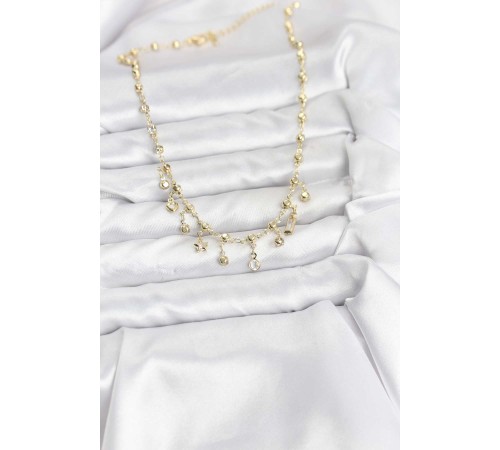 316L Çelik Zincir Gold Renk Kolye