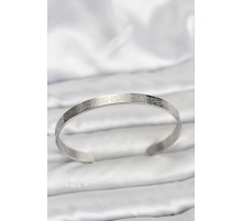 316L Çelik Gümüş Renk Ayetel Kürsi Yazılı Bileklik