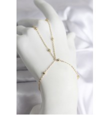 316L Çelik Gold Renk Topçuk Zincir Model Kadın Şahmeran