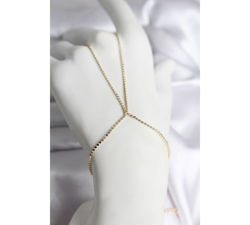 316L Çelik Gold Renk Ezme Zincir Model Kadın Şahmeran