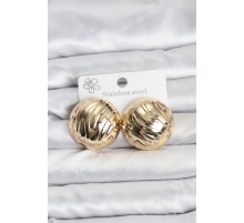 316L Çelik Gold Renk Vintage Kadın Küpe