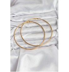 316L Çelik Gold Renk 75 mm Halka Küpe