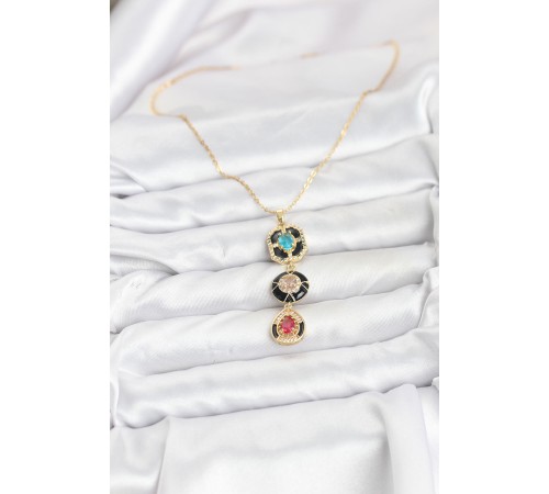 316L Çelik Vintage Model Kadın Kolye