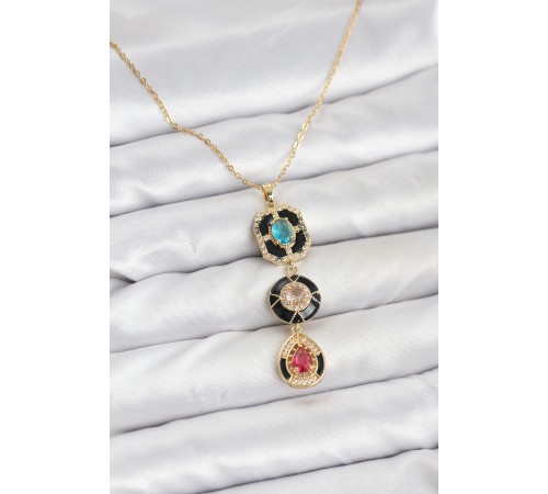 316L Çelik Vintage Model Kadın Kolye