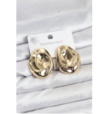 316L Çelik Gold Renk Vintage Model Kadın Küpe