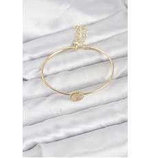 Gold Renk Pirinç Model Kadın Bileklik