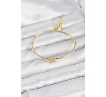 Yıldız Model Gold Renk Kadın Bileklik