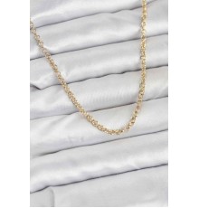 CM Gold Renk Pirinç Halkalı Model Kadın Kolye