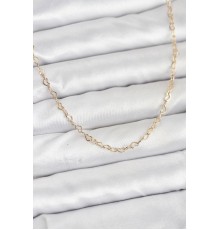 CM 14K Gold Renk Kalp Zincirli Kadın Kolye